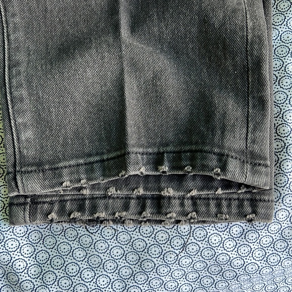 Express Straight Leg High Rise Black Jeans - Picture 8 of 8